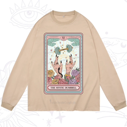Purplehecate The Mystic Dumbbell Tarot Long Sleeve T-Shirt