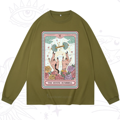 Purplehecate The Mystic Dumbbell Tarot Long Sleeve T-Shirt