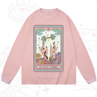 Purplehecate The Mystic Dumbbell Tarot Long Sleeve T-Shirt