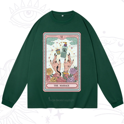 Purplehecate The Massage Tarot Long Sleeve T-Shirt