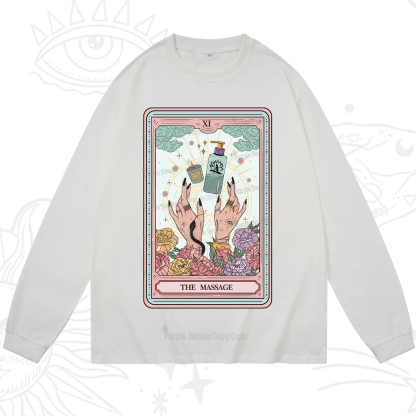 Purplehecate The Massage Tarot Long Sleeve T-Shirt