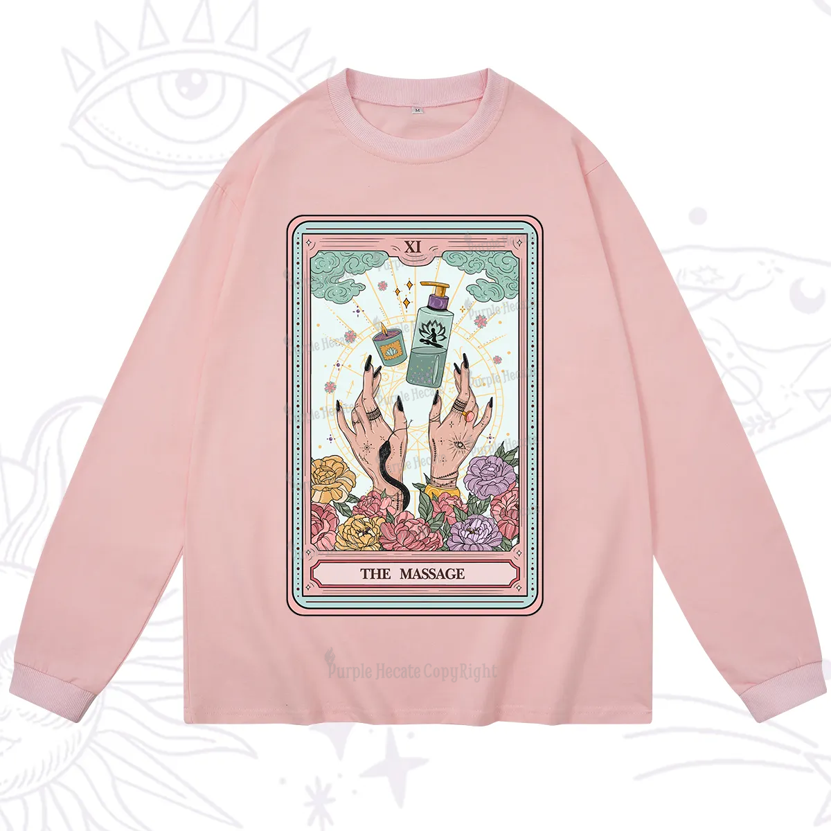 Purplehecate The Massage Tarot Long Sleeve T-Shirt