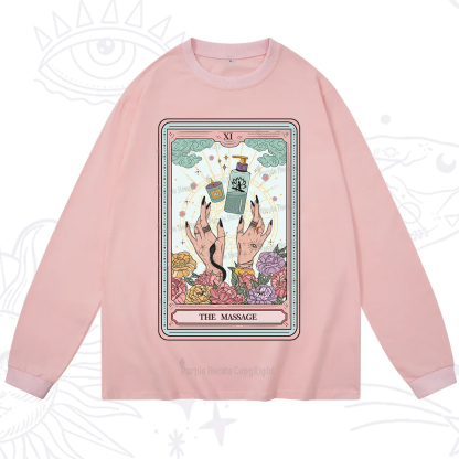 Purplehecate The Massage Tarot Long Sleeve T-Shirt