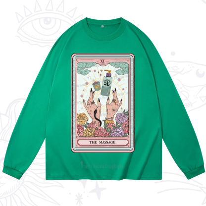 Purplehecate The Massage Tarot Long Sleeve T-Shirt