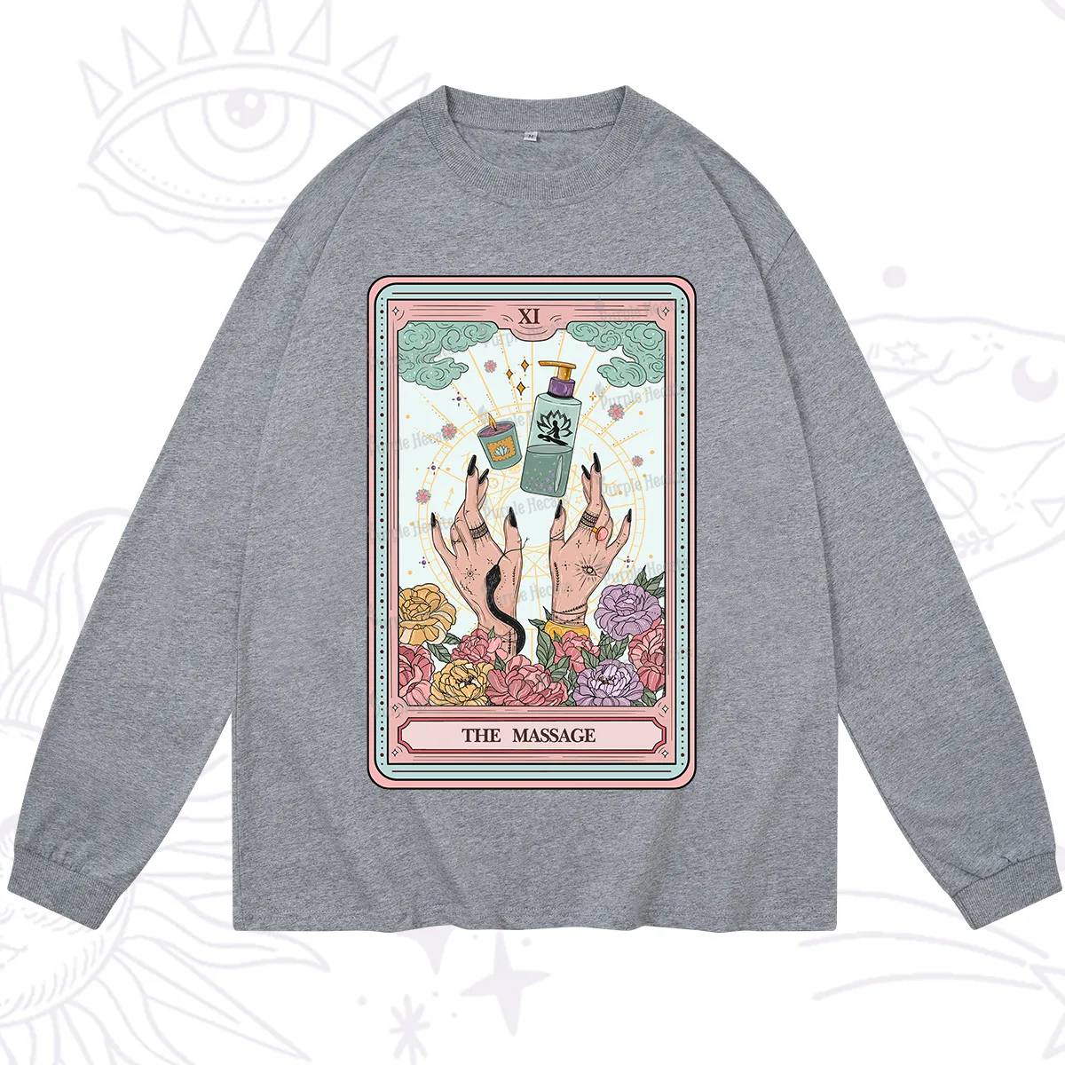 Purplehecate The Massage Tarot Long Sleeve T-Shirt