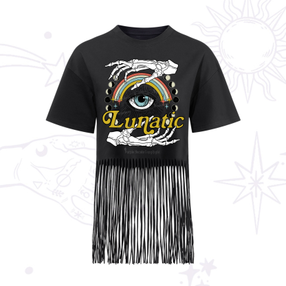Purplehecate Lunatic Fringe Hem T-Shirt