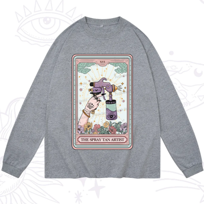 Purplehecate The Spary Tan Artist Tarot Long Sleeve T-Shirt