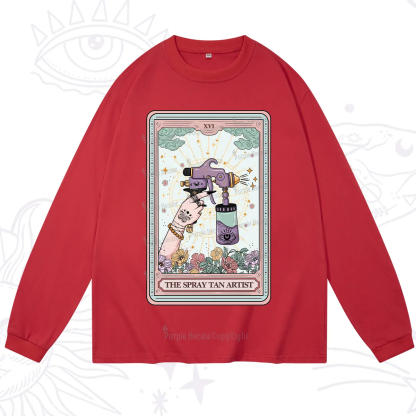 Purplehecate The Spary Tan Artist Tarot Long Sleeve T-Shirt