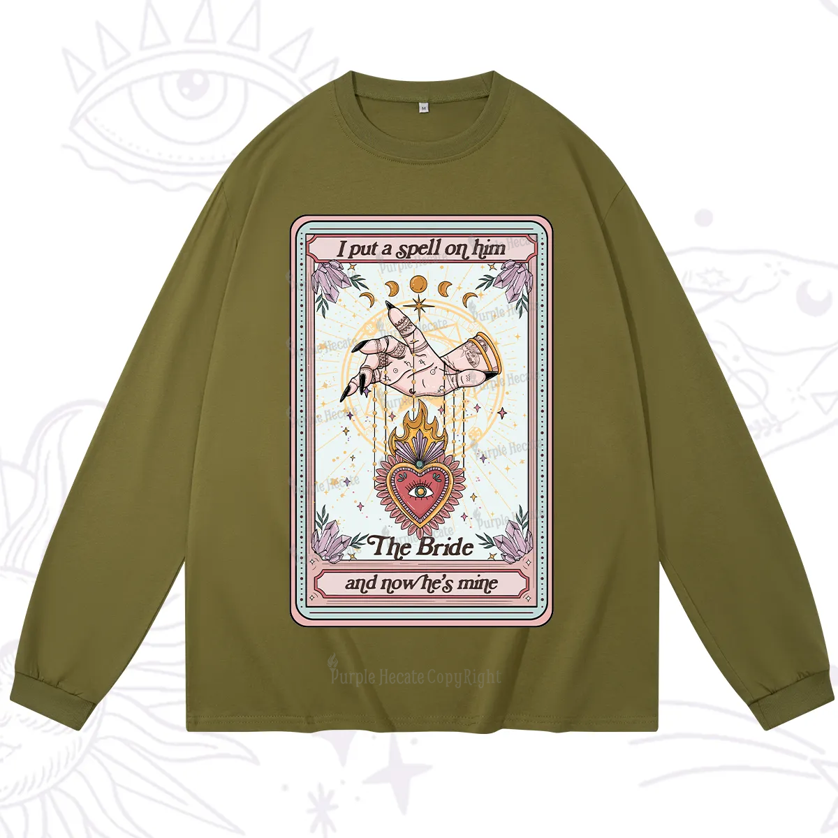 Purplehecate I Put A Spell On Him And Now He's Mine Long Sleeve T-Shirt