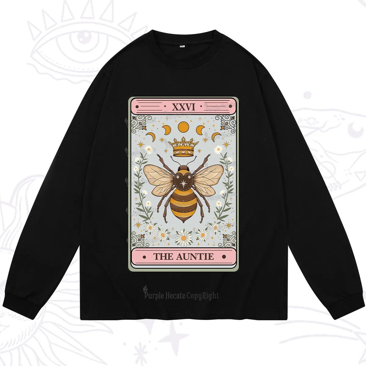 Purplehecate The Auntie Tarot Long Sleeve T-Shirt