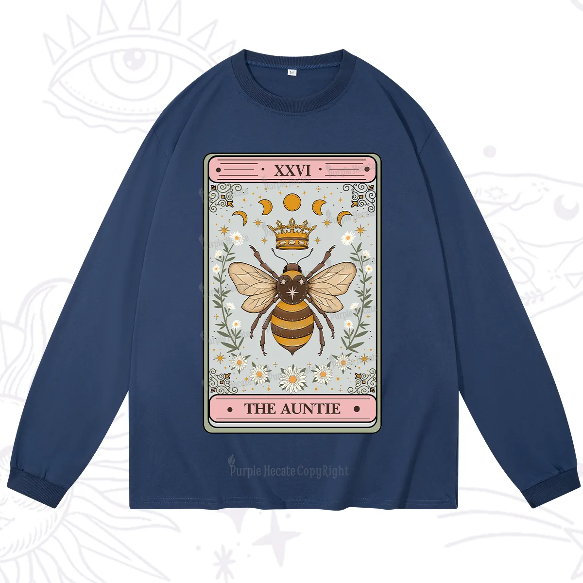 Purplehecate The Auntie Tarot Long Sleeve T-Shirt