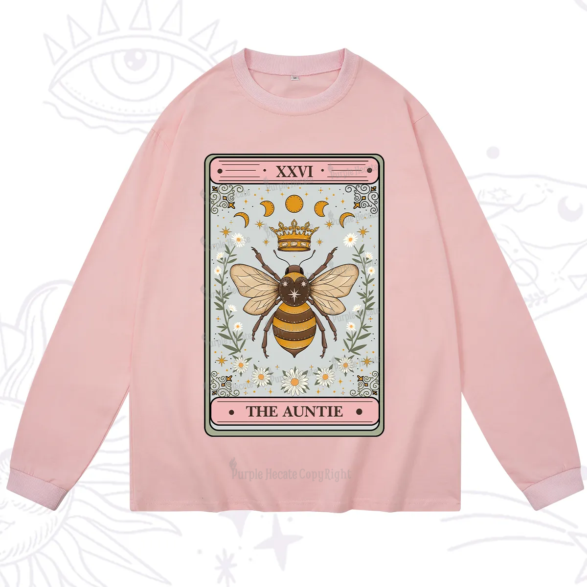 Purplehecate The Auntie Tarot Long Sleeve T-Shirt