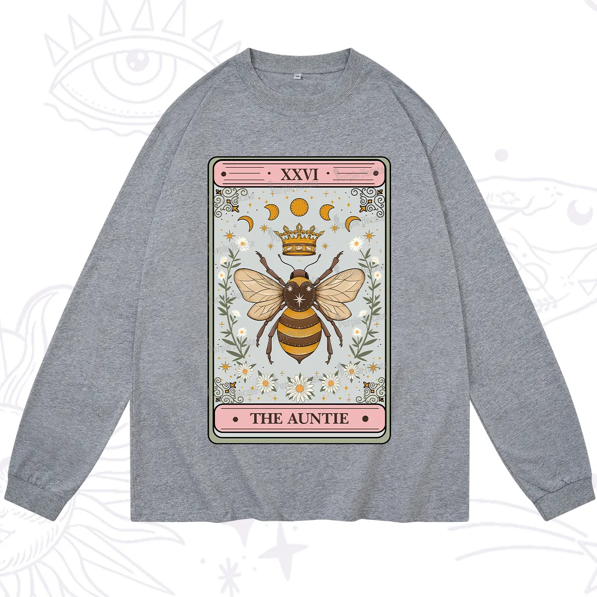 Purplehecate The Auntie Tarot Long Sleeve T-Shirt