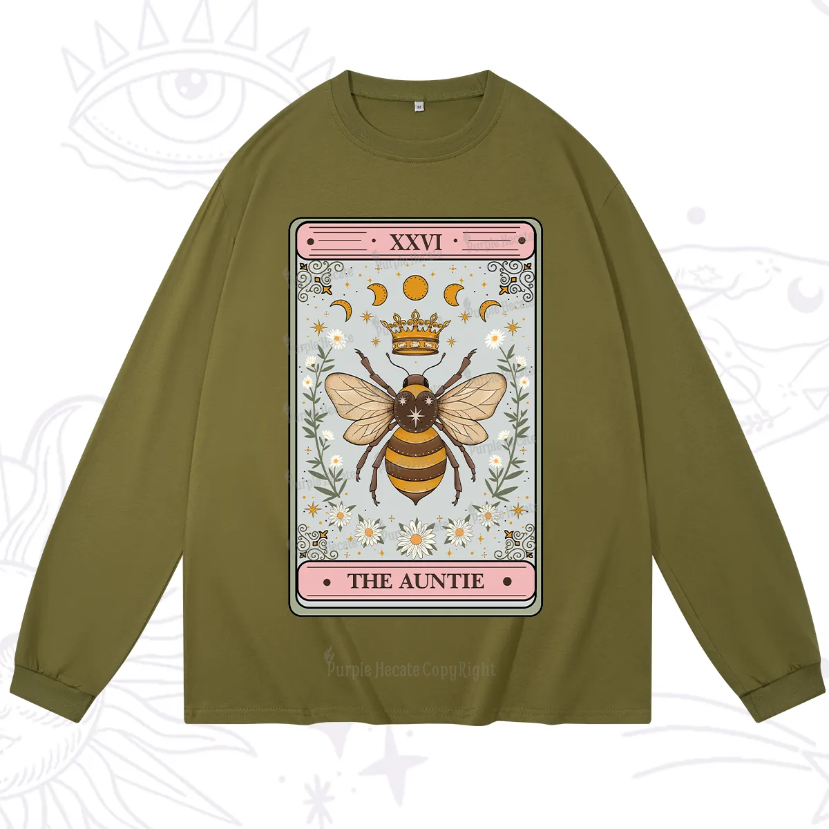 Purplehecate The Auntie Tarot Long Sleeve T-Shirt