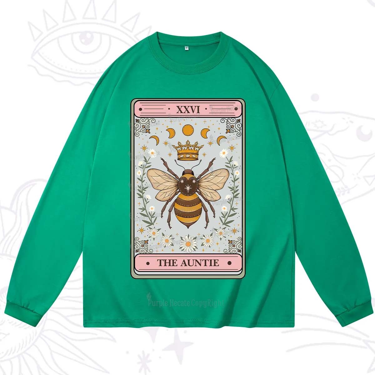 Purplehecate The Auntie Tarot Long Sleeve T-Shirt