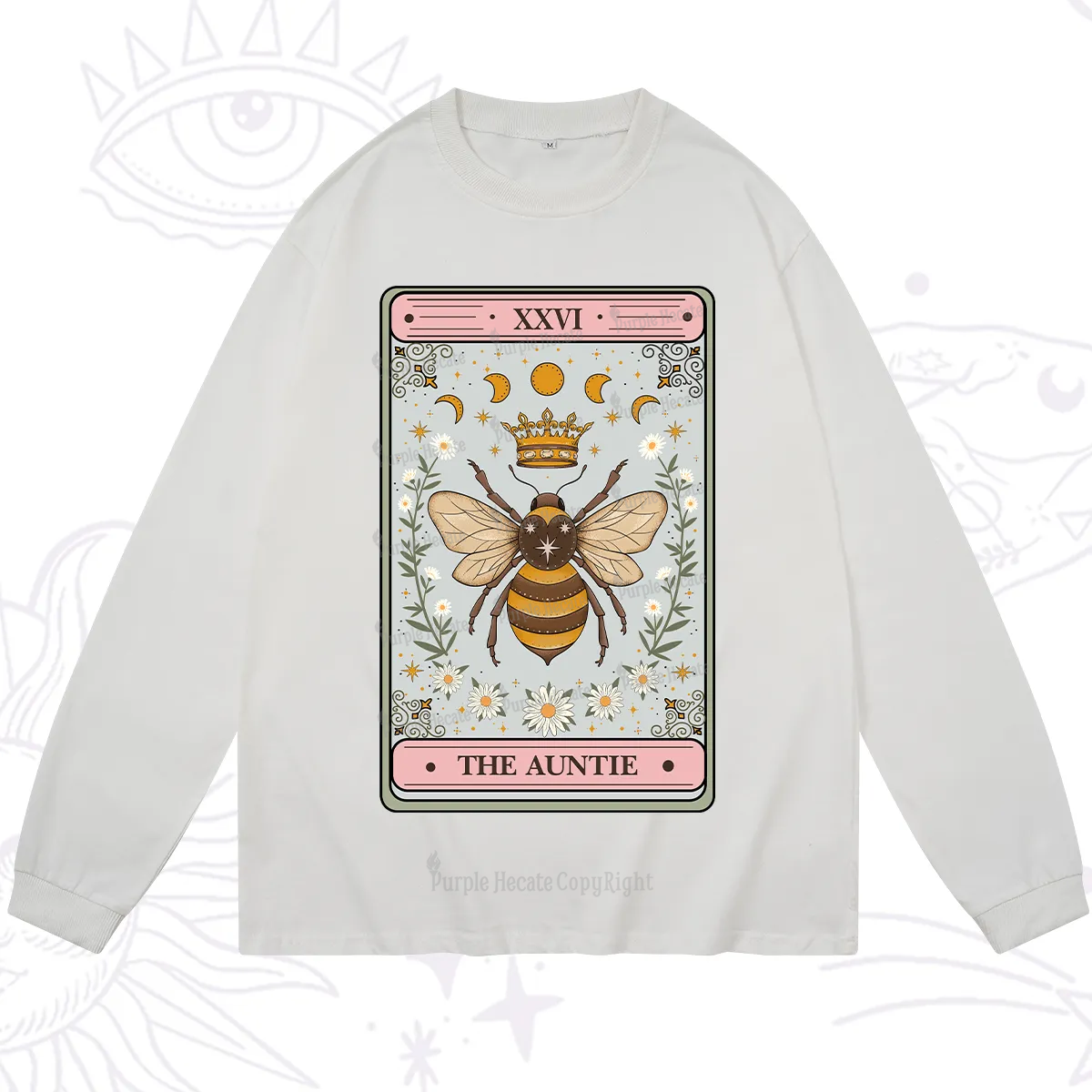 Purplehecate The Auntie Tarot Long Sleeve T-Shirt