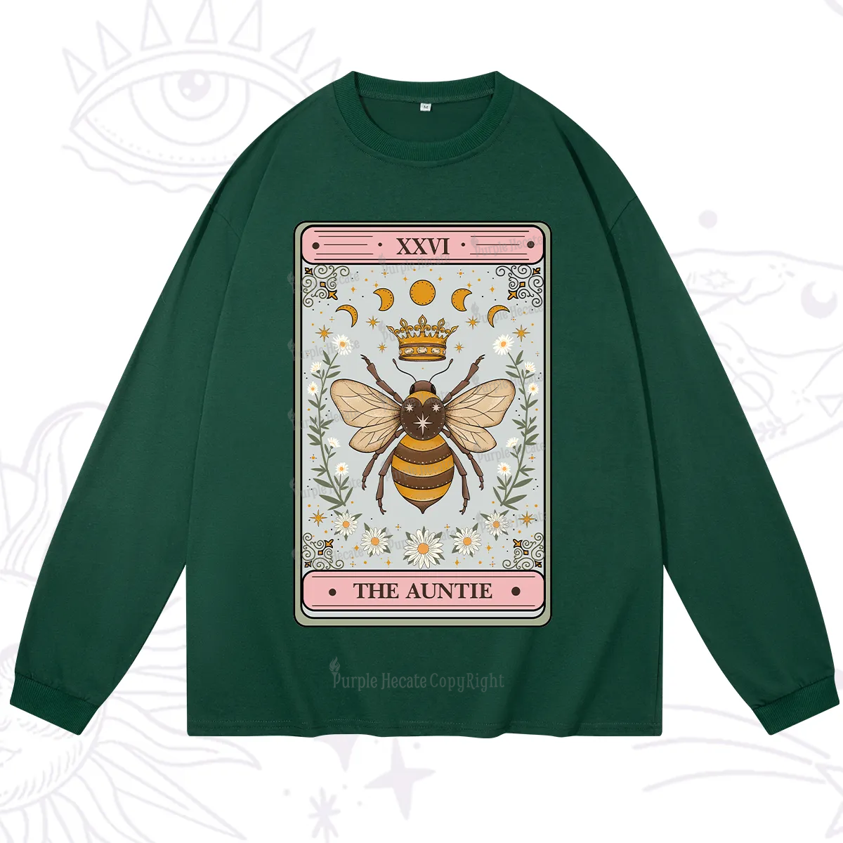 Purplehecate The Auntie Tarot Long Sleeve T-Shirt
