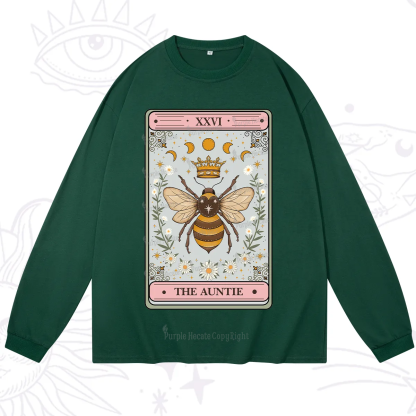 Purplehecate The Auntie Tarot Long Sleeve T-Shirt