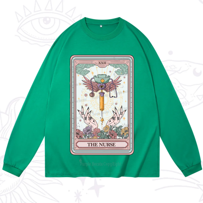 Purplehecate The ER Nurse Tarot Long Sleeve T-Shirt