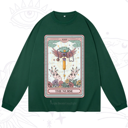Purplehecate The ER Nurse Tarot Long Sleeve T-Shirt
