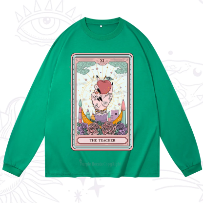 Purplehecate The Teacher Tarot Long Sleeve T-Shirt