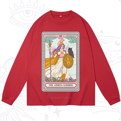 Purplehecate The Athena Goddess Tarot Long Sleeve T-Shirt