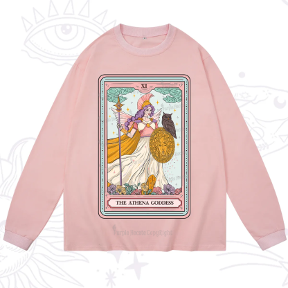 Purplehecate The Athena Goddess Tarot Long Sleeve T-Shirt
