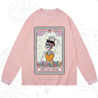 Purplehecate The Cat Lover Tarot Long Sleeve T-Shirt