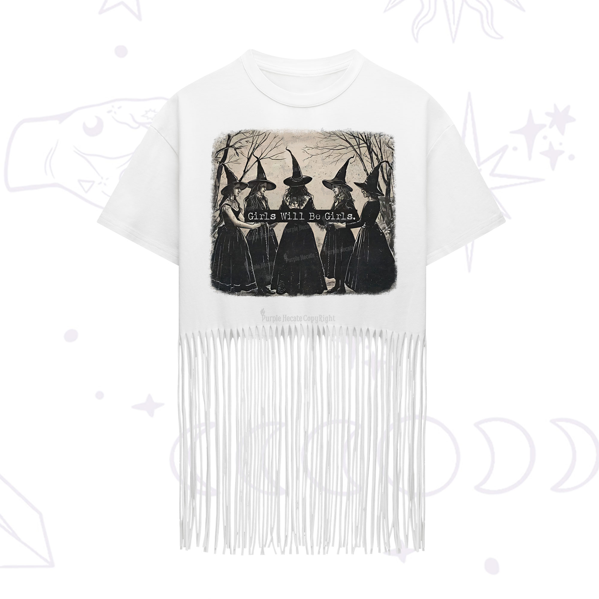 Purplehecate Girls Will Be Girls Witch T-Shirt