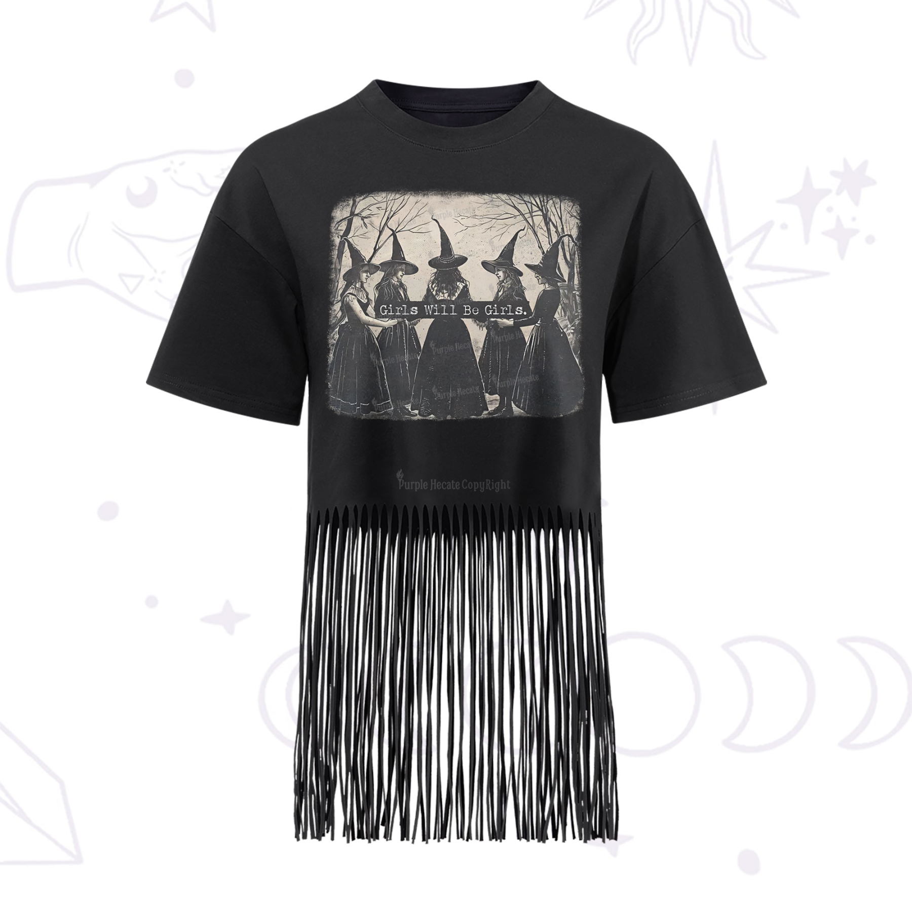 Purplehecate Girls Will Be Girls Witch T-Shirt