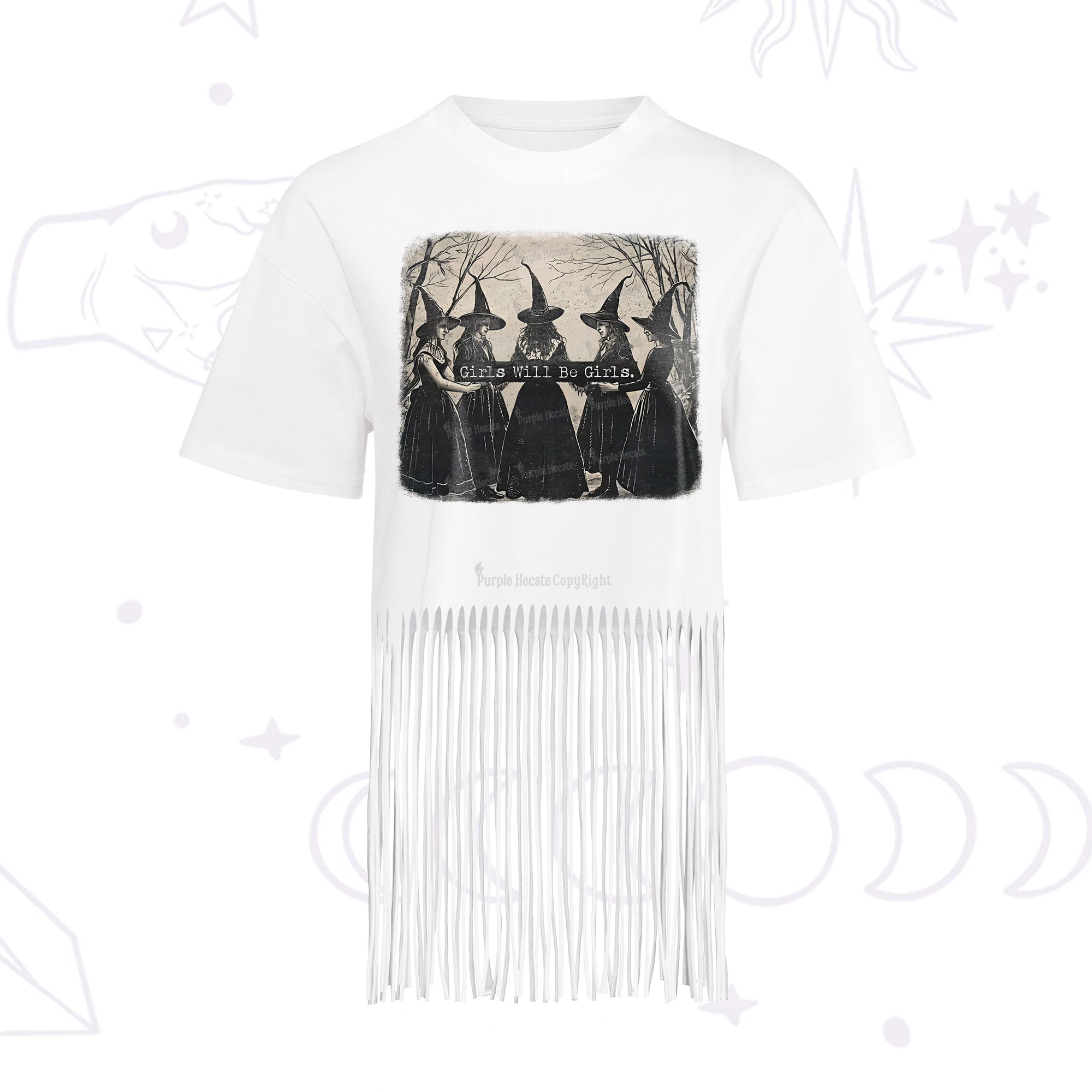 Purplehecate Girls Will Be Girls Witch T-Shirt