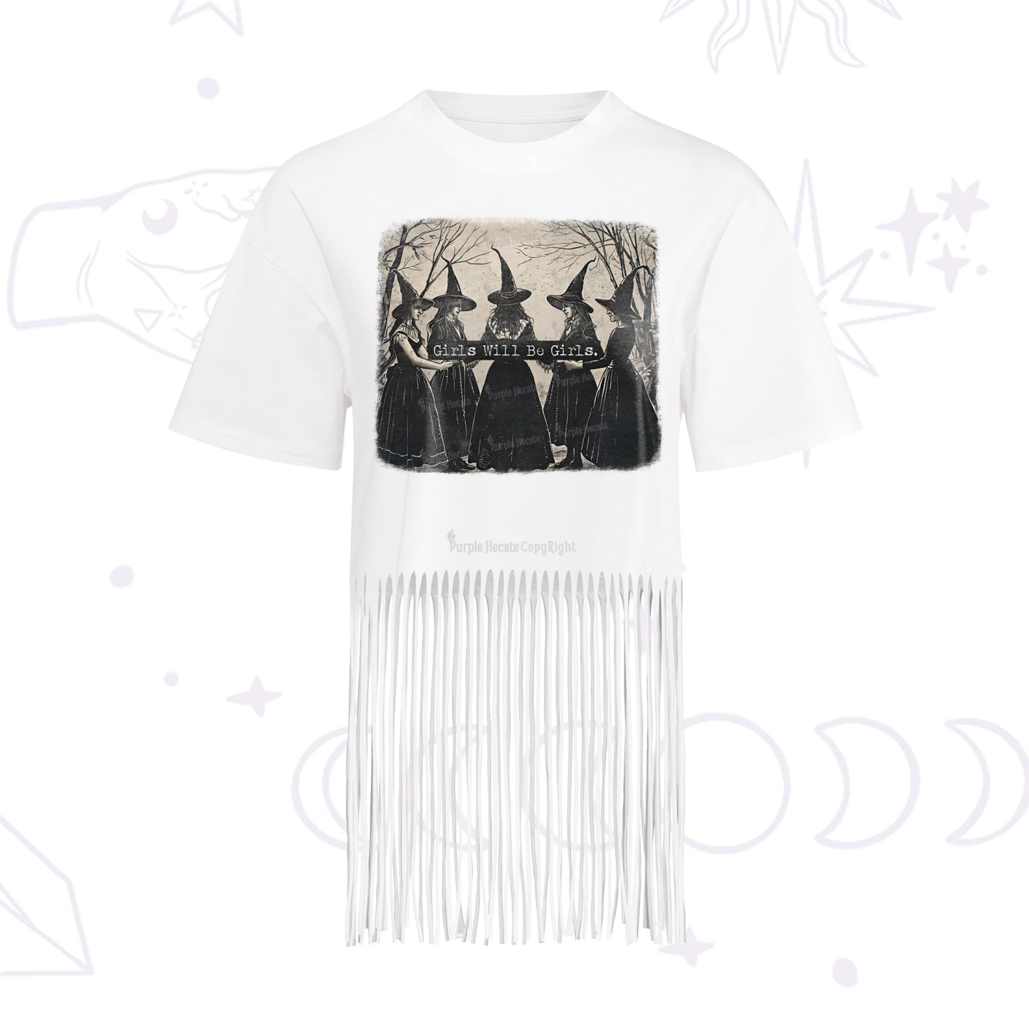 Purplehecate Girls Will Be Girls Witch T-Shirt