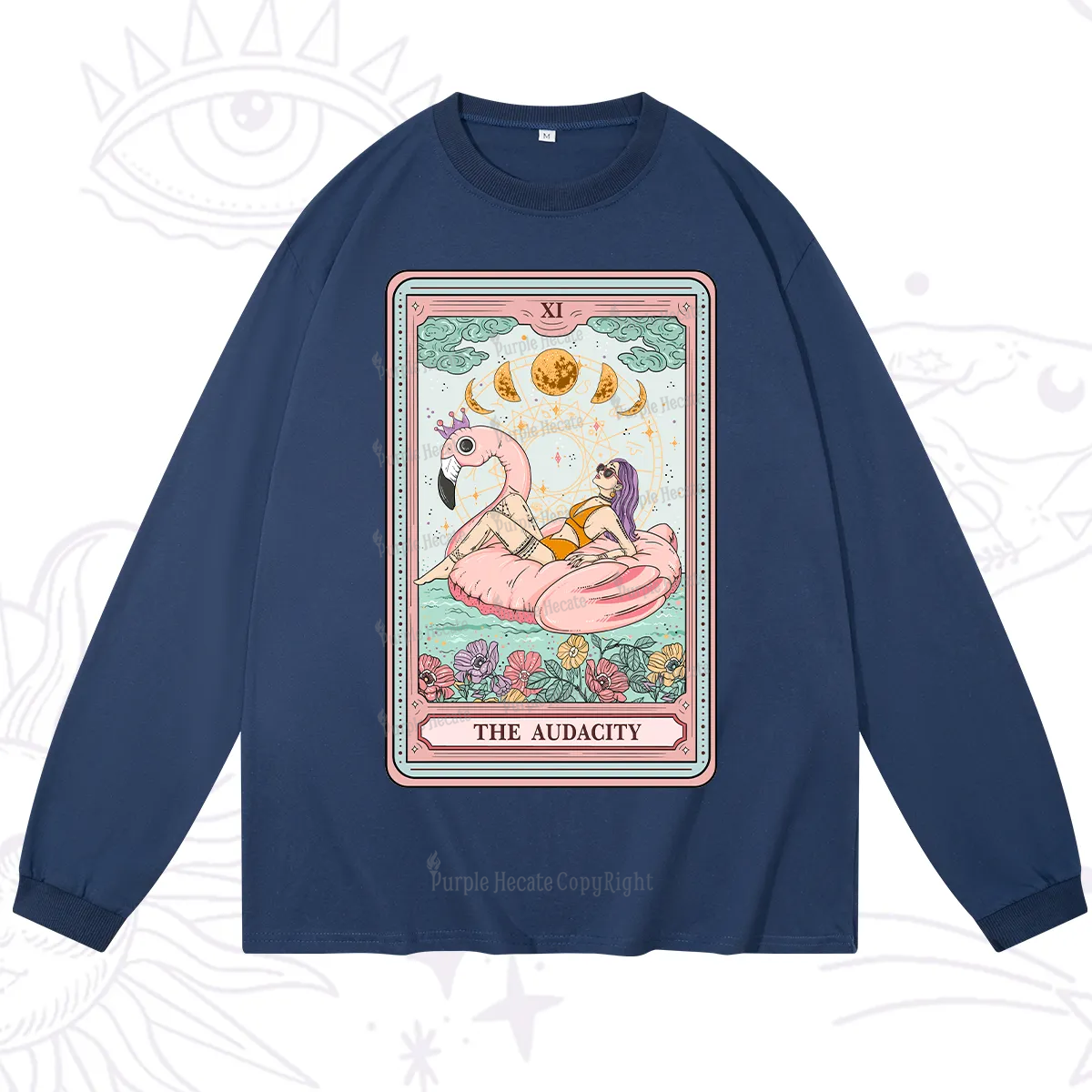 Purplehecate The Vacation Audacity Tarot Long Sleeve T-Shirt