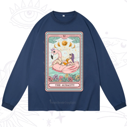 Purplehecate The Vacation Audacity Tarot Long Sleeve T-Shirt