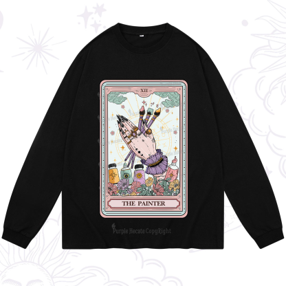 Purplehecate The Occult Painter Tarot Long Sleeve T-Shirt