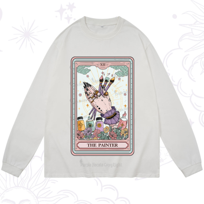 Purplehecate The Occult Painter Tarot Long Sleeve T-Shirt