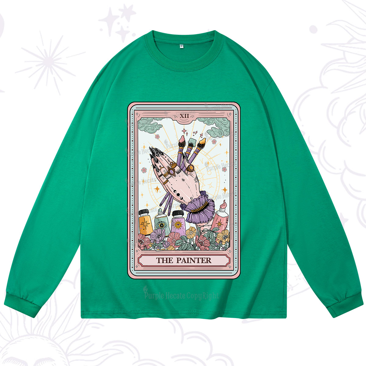 Purplehecate The Occult Painter Tarot Long Sleeve T-Shirt