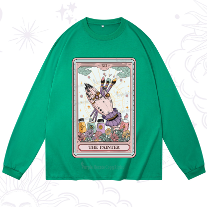 Purplehecate The Occult Painter Tarot Long Sleeve T-Shirt