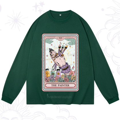 Purplehecate The Occult Painter Tarot Long Sleeve T-Shirt