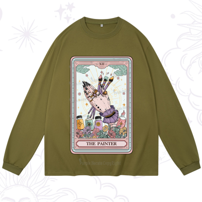 Purplehecate The Occult Painter Tarot Long Sleeve T-Shirt