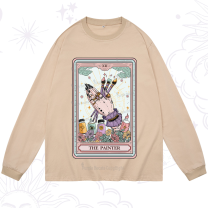 Purplehecate The Occult Painter Tarot Long Sleeve T-Shirt