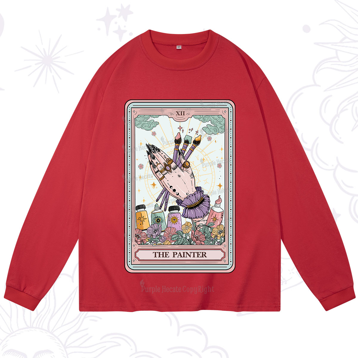 Purplehecate The Occult Painter Tarot Long Sleeve T-Shirt