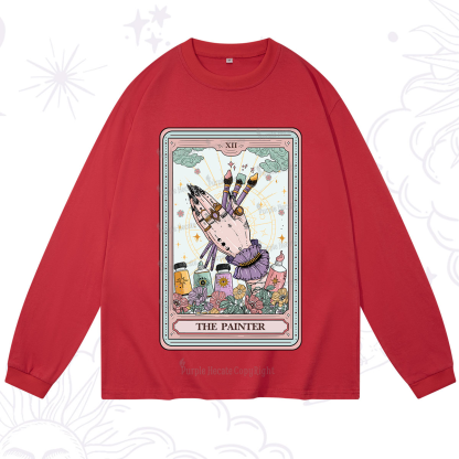 Purplehecate The Occult Painter Tarot Long Sleeve T-Shirt