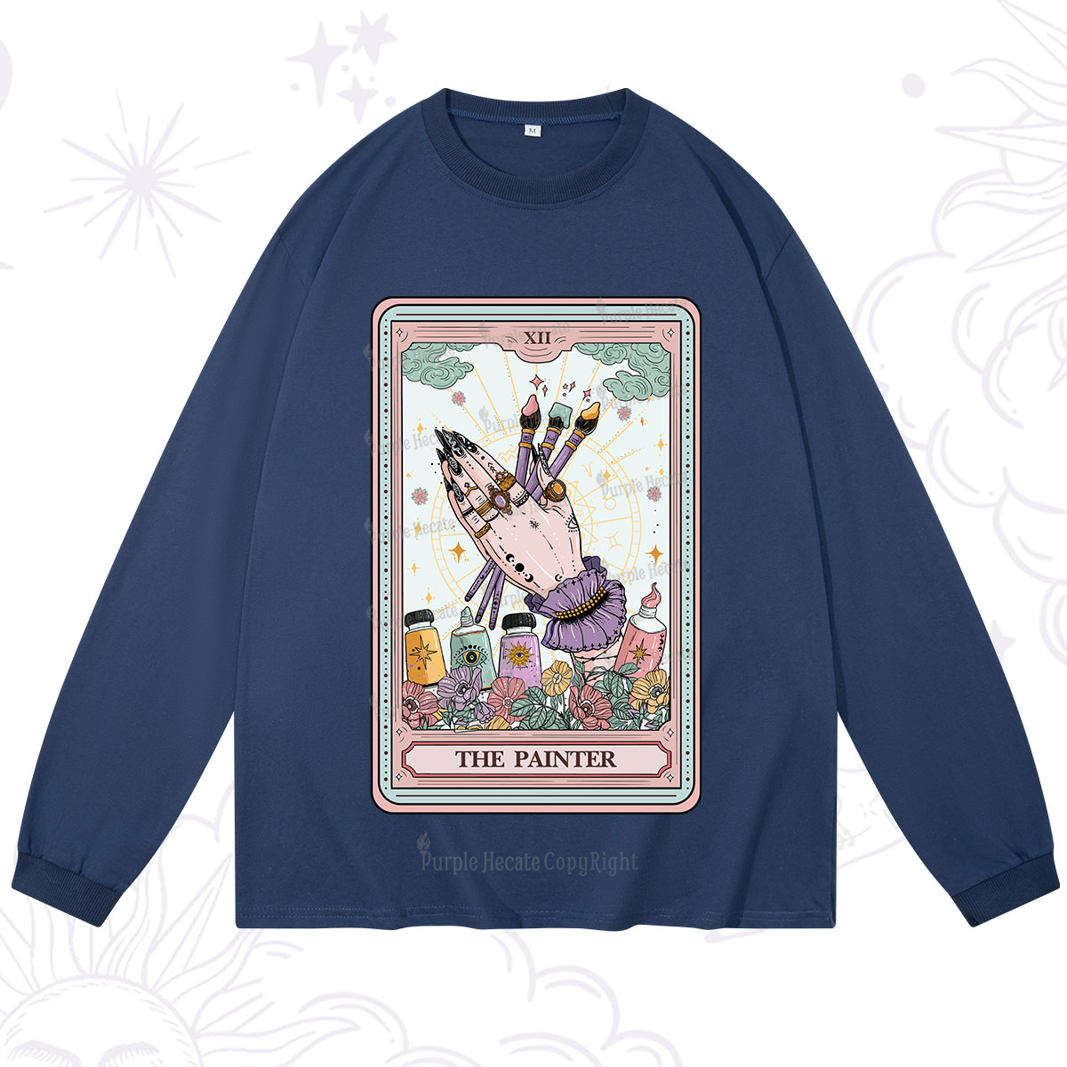 Purplehecate The Occult Painter Tarot Long Sleeve T-Shirt