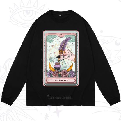 Purplehecate The Writer Tarot Long Sleeve T-Shirt