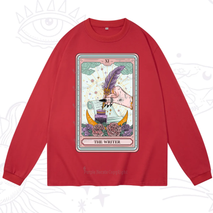 Purplehecate The Writer Tarot Long Sleeve T-Shirt