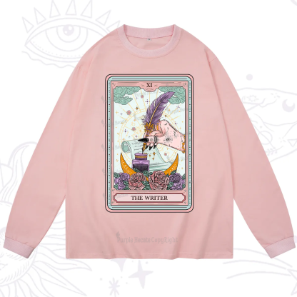 Purplehecate The Writer Tarot Long Sleeve T-Shirt