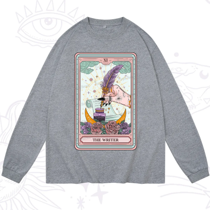 Purplehecate The Writer Tarot Long Sleeve T-Shirt