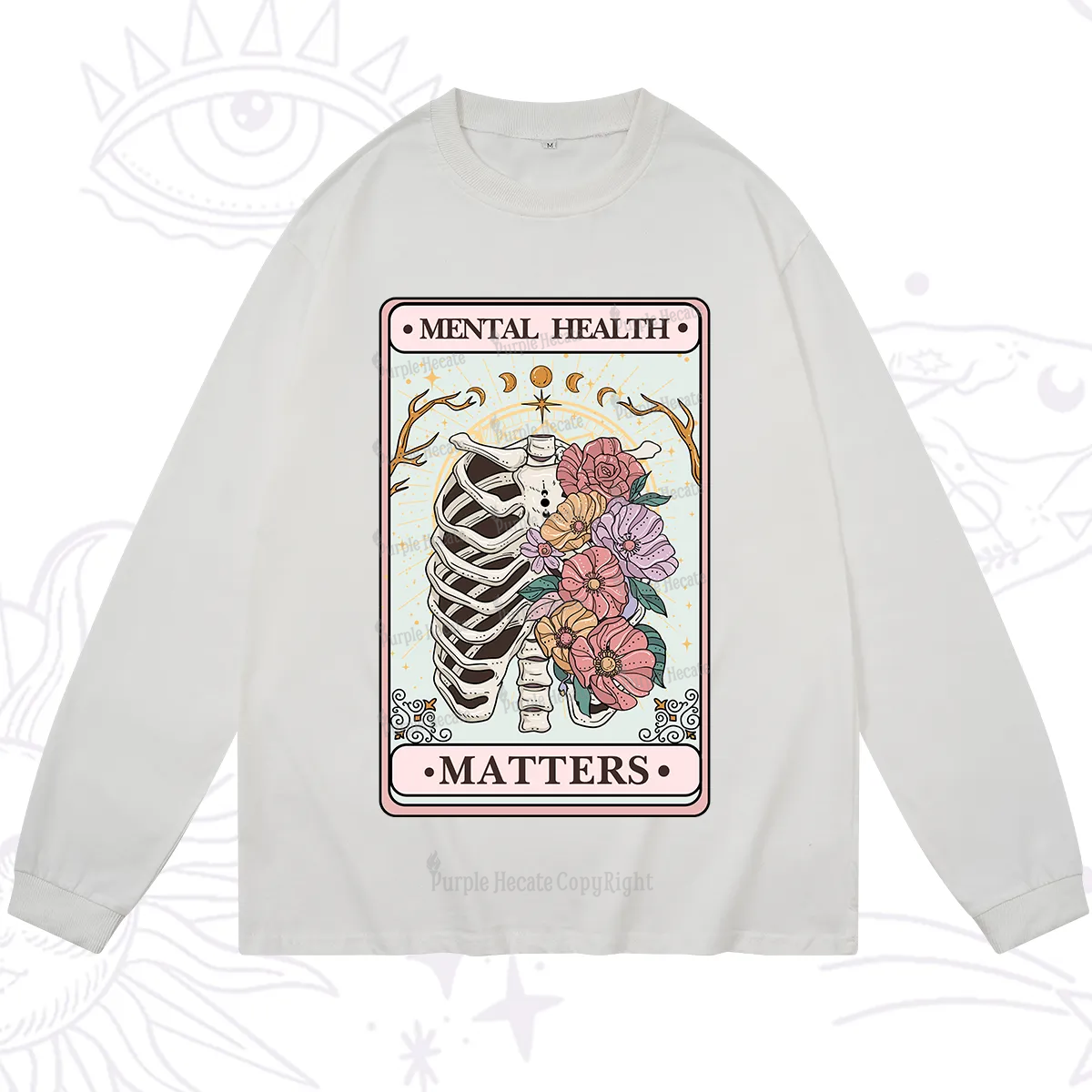 Purplehecate Mental Health Matters Long Sleeve T-Shirt