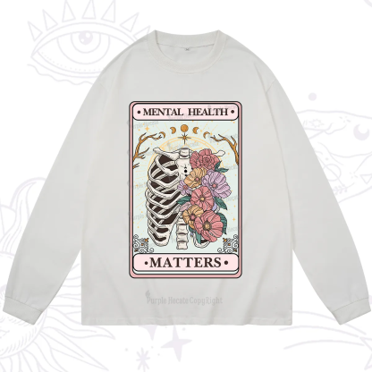 Purplehecate Mental Health Matters Long Sleeve T-Shirt